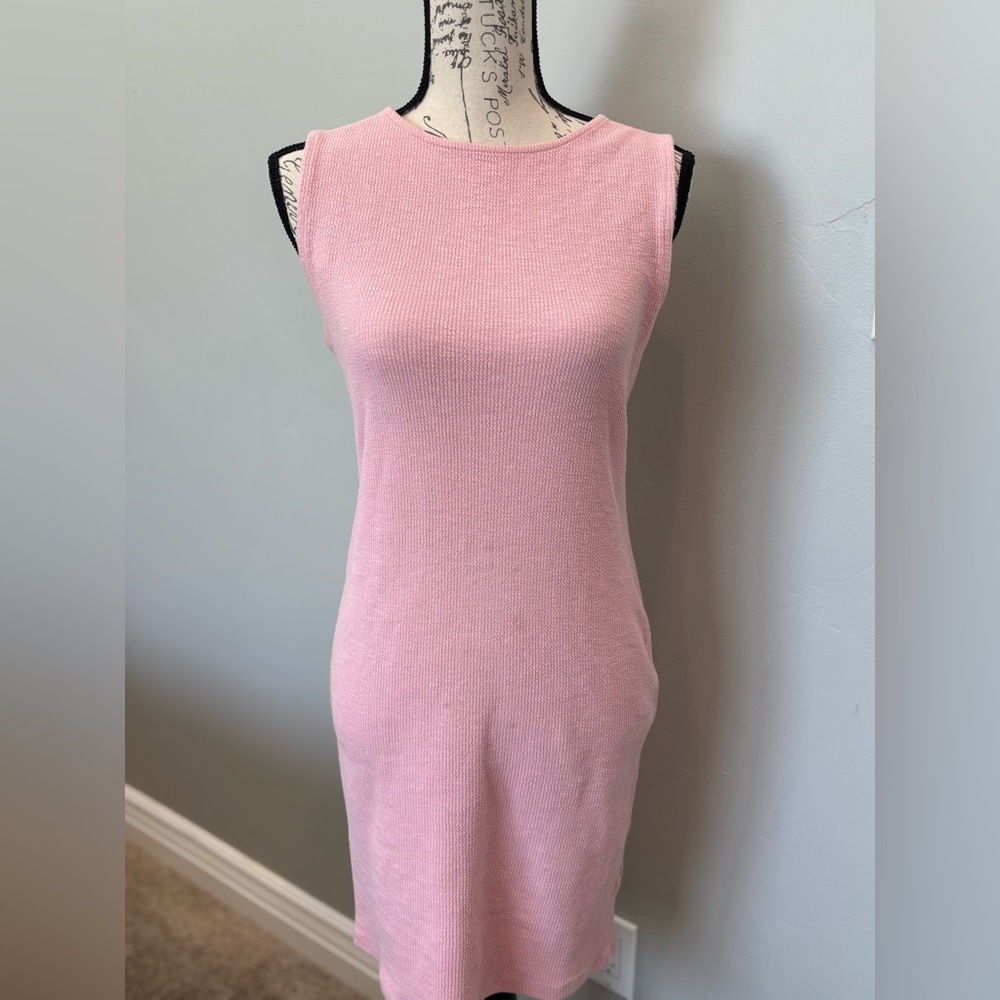 Zara Pink Fitted Dress